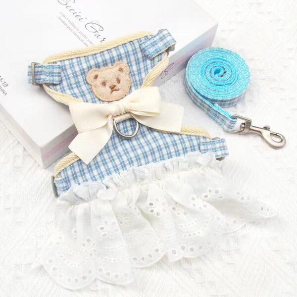 Cute teddy bear vest, pet leash to prevent escape, can be used when going out - Image 10