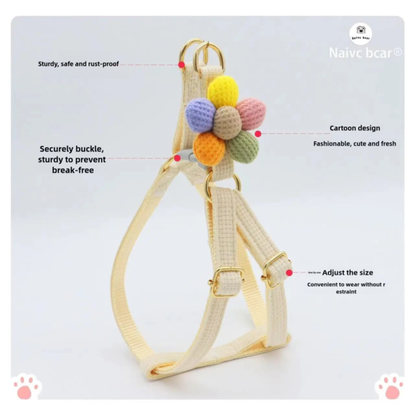 Adjustable polyester pet leash for all seasons - Image 3