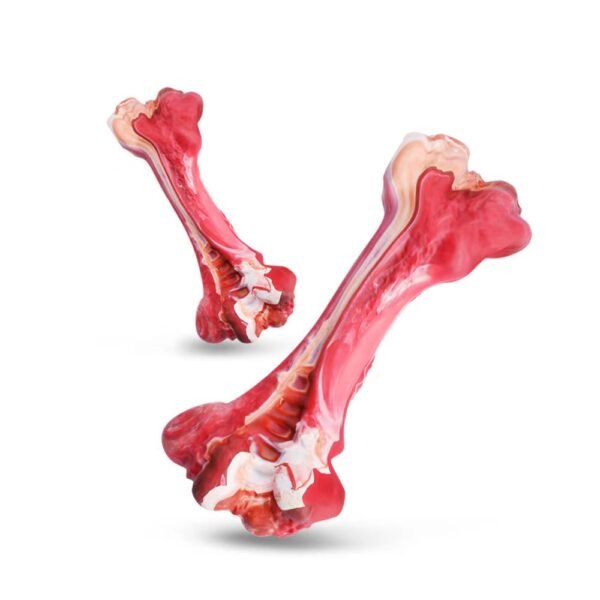 Pet Bone Toy Chewing Dog Bite Simulation Rubber Interactive Toy Grinding Rubber Bone Toy - Image 3