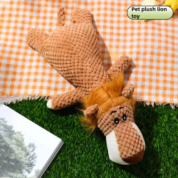 Pet plush toys, dog teeth grinding interactive toys, cute animal shapes - Image 10