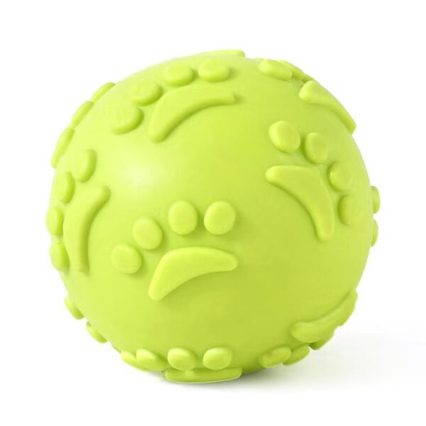 New pet toys with bite resistance, grinding teeth, sound making, footprint ball, dog toys, pet supplies - Image 7