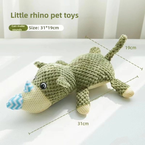 Pet plush toys, dog teeth grinding interactive toys, cute animal shapes - Image 13