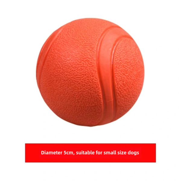 Dog toy ball resistant to biting and grinding teeth for self pleasure, solid rubber ball for relieving boredom, pet training - Image 6