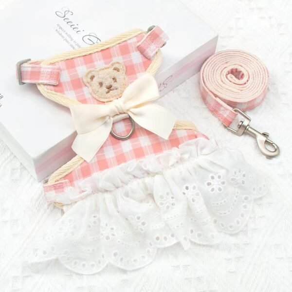 Cute teddy bear vest, pet leash to prevent escape, can be used when going out - Image 7