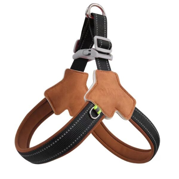 Dog leash saddle style pet chest strap breathable reflective dog leash - Image 16