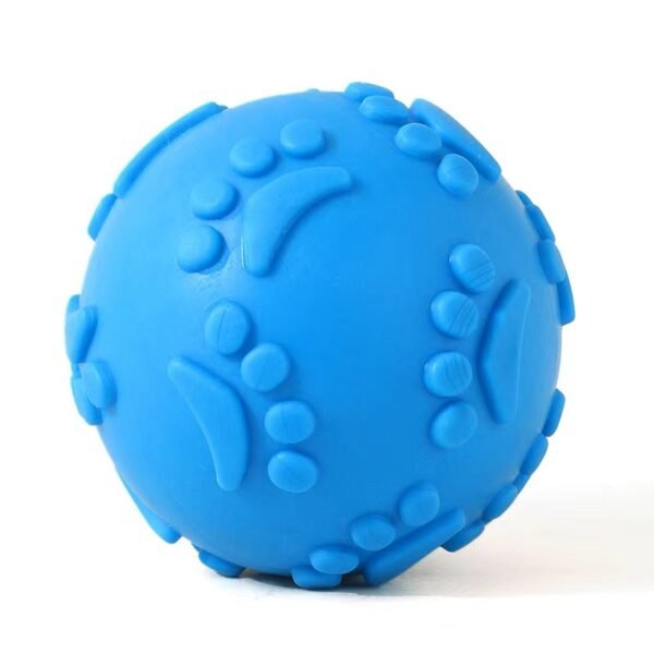 New pet toys with bite resistance, grinding teeth, sound making, footprint ball, dog toys, pet supplies - Image 6