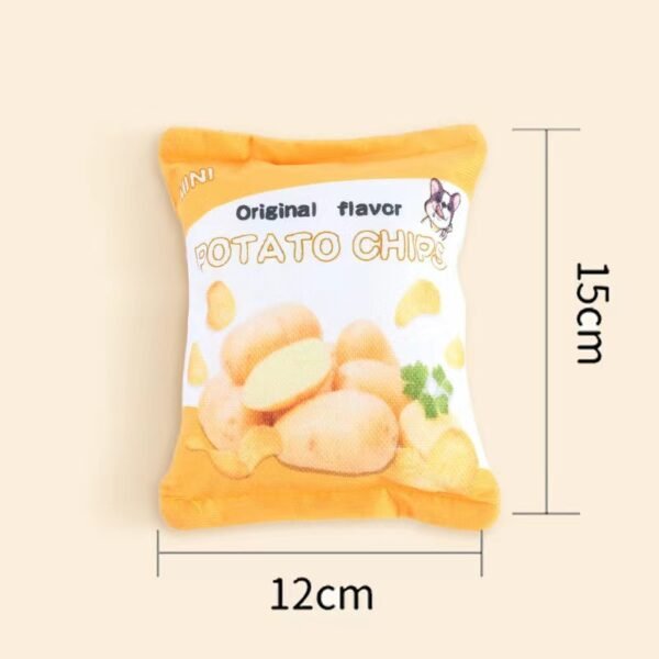 Pet paper toys, dog toys, pet voice plush toys, fruit chips, poker, bite resistant and grinding supplies - Image 21