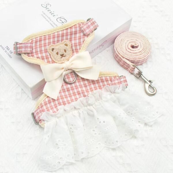 Cute teddy bear vest, pet leash to prevent escape, can be used when going out - Image 9