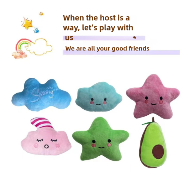 Pet voice toys, cat and dog toys, plush interactive toys - Image 4