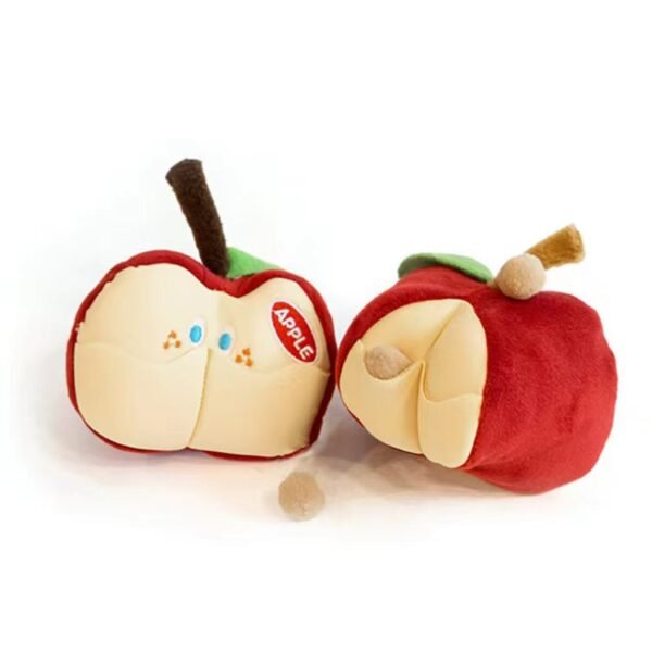 Pet toys, cute apples, dog grinding toys, pet sound toys, bite resistant toys - Image 6