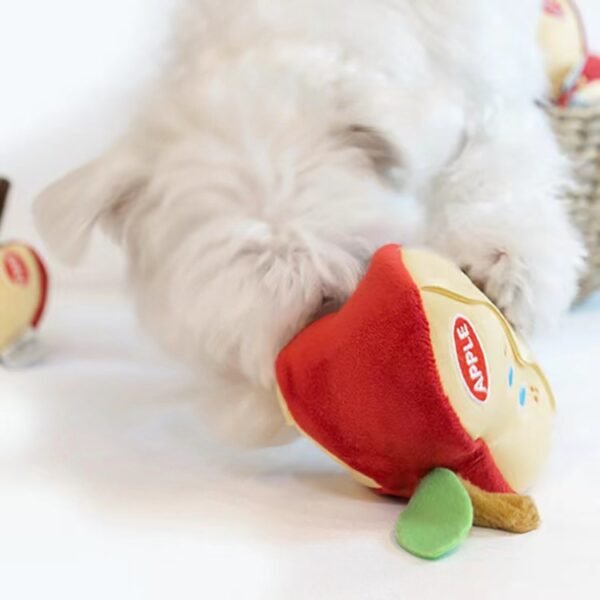 Pet toys, cute apples, dog grinding toys, pet sound toys, bite resistant toys - Image 5