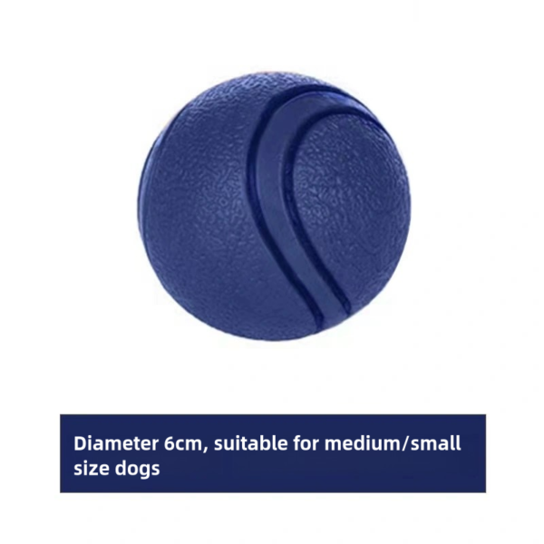 Dog toy ball resistant to biting and grinding teeth for self pleasure, solid rubber ball for relieving boredom, pet training - Image 10