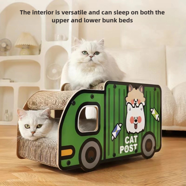 Cat Nest Cat Scratch Board Truck Corrugated Paper Wear resistant High Beauty Large Double Layer