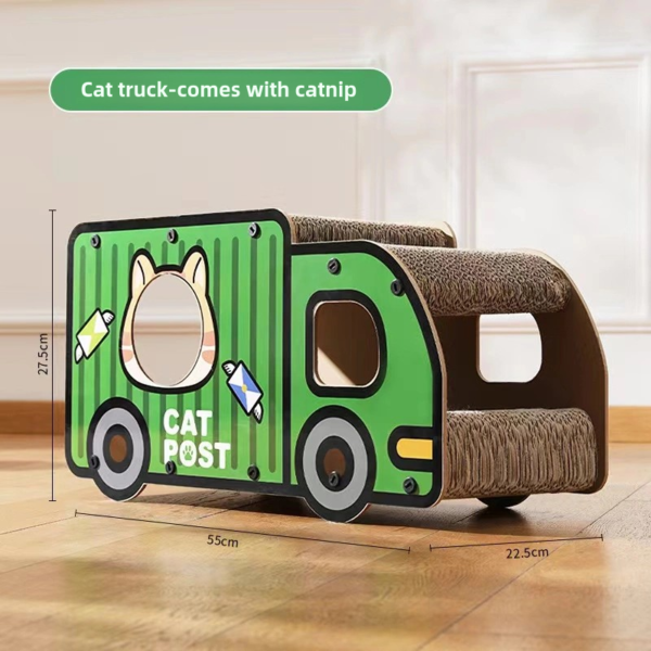 Cat Nest Cat Scratch Board Truck Corrugated Paper Wear resistant High Beauty Large Double Layer - Image 7