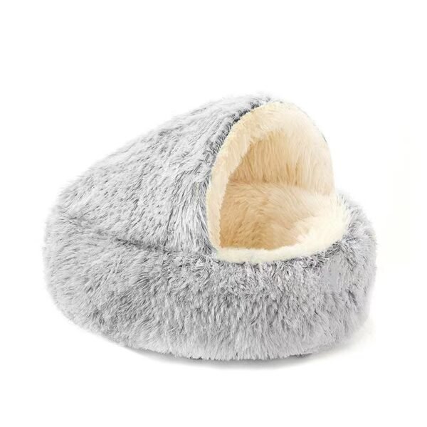 Semi enclosed Shell Four Seasons Universal Plush Pet Nest - Image 6