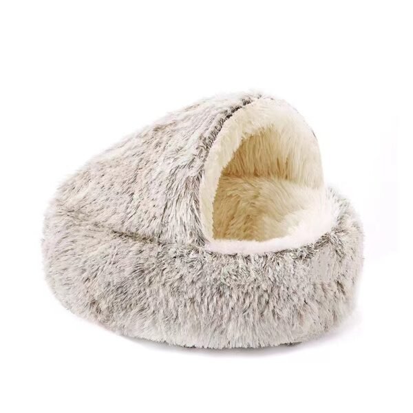 Semi enclosed Shell Four Seasons Universal Plush Pet Nest - Image 7