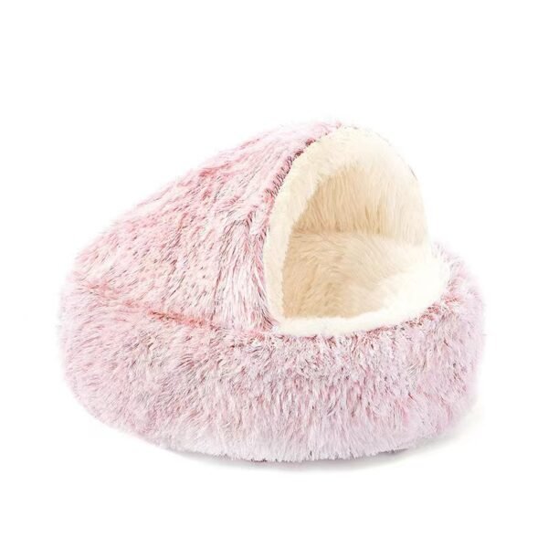 Semi enclosed Shell Four Seasons Universal Plush Pet Nest - Image 8