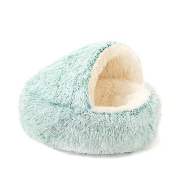 Semi enclosed Shell Four Seasons Universal Plush Pet Nest - Image 9