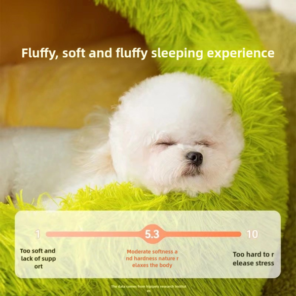 Warm and thick plush small monster shaped deep sleep small nest - Image 2