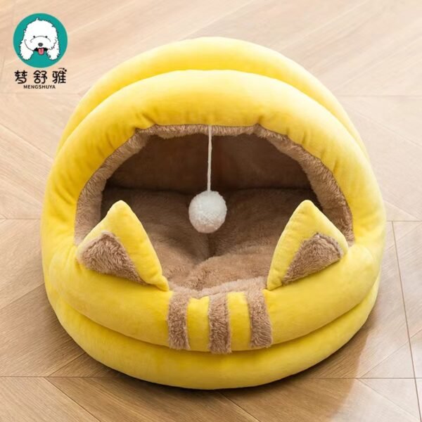 Semi enclosed pet nest, cat house, cat bed, cat house