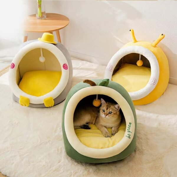 Semi enclosed all season universal avocado removable washable cat house small dog kennel