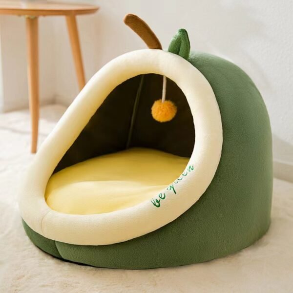 Semi enclosed all season universal avocado removable washable cat house small dog kennel - Image 7