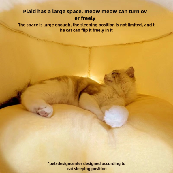 Fully enclosed, removable, washable, sleeping, warm pet bed - Image 4