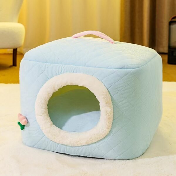 Fully enclosed, removable, washable, sleeping, warm pet bed - Image 9