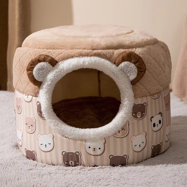 Fully enclosed, removable, washable, sleeping, warm pet bed - Image 10