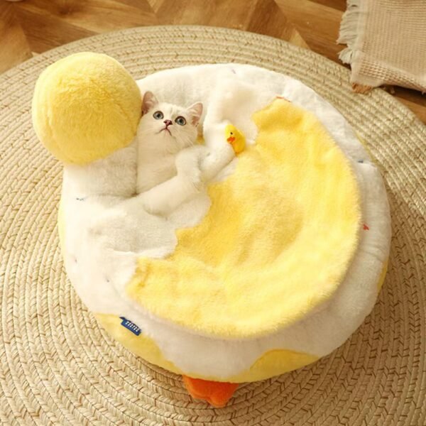 Winter Warm Donut Duck Four Seasons Universal Cat Nest - Image 8