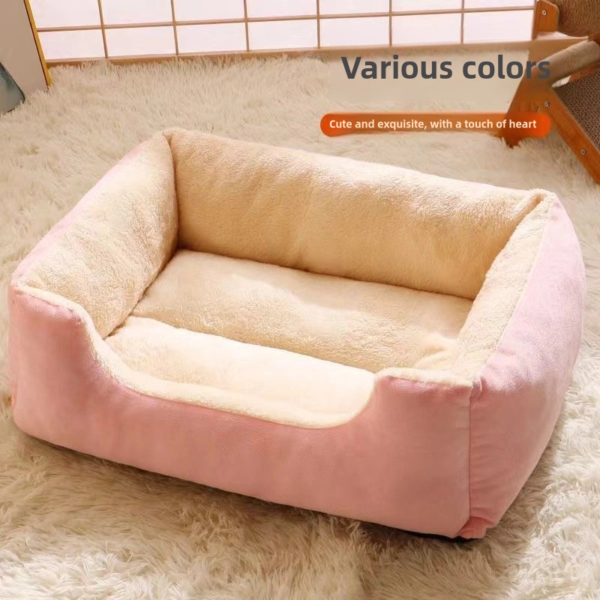 Four season universal rectangular thickened warm pet nest - Image 3