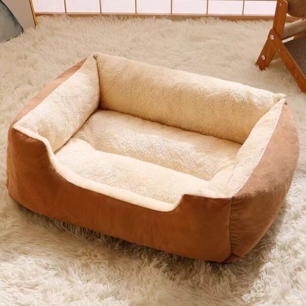 Four season universal rectangular thickened warm pet nest - Image 6