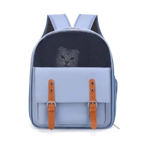 Portable breathable Oxford cloth scratch resistant pet backpack folding - Image 15