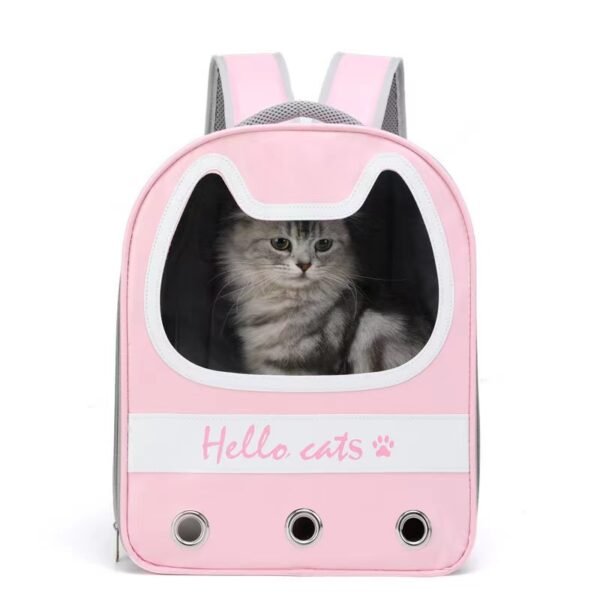 Portable breathable Oxford cloth scratch resistant pet backpack folding - Image 16