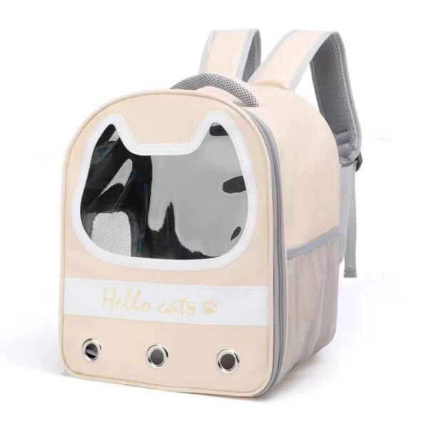 Portable breathable Oxford cloth scratch resistant pet backpack folding - Image 17