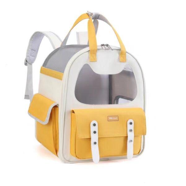 Portable breathable Oxford cloth scratch resistant pet backpack folding - Image 28