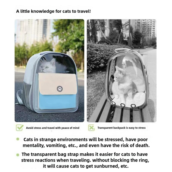 Large capacity pet backpack, portable and breathable for outdoor use - Image 4