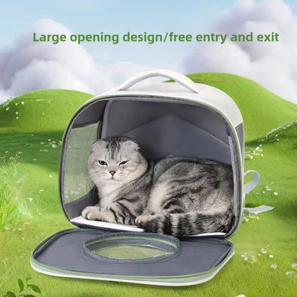 Pet backpack foldable large capacity UFO bag - Image 3