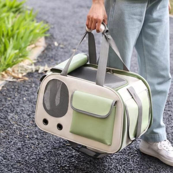 Large capacity transparent cat and dog carry bag backpack - Image 5