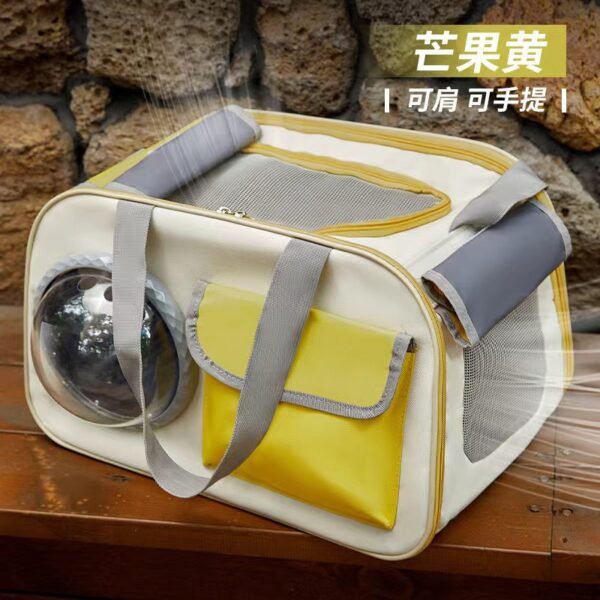 Large capacity transparent cat and dog carry bag backpack - Image 11