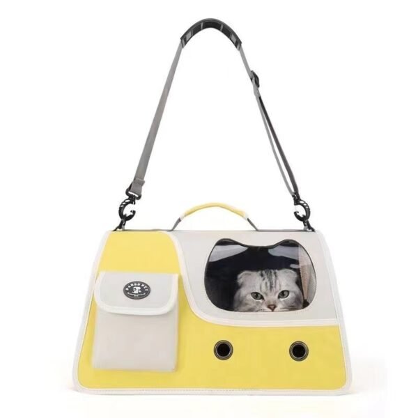 Pet bag for outdoor use, portable cat carrying cage, portable cat bag for dogs, large capacity breathable pet backpack - Image 6