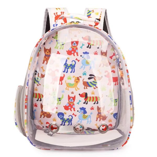 Cat and Dog Portable Pet Outing Backpack Transparent Space Cabin Pet Bag Outing Cat Supplies Breathable Backpack - Image 4