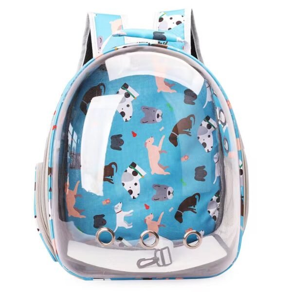 Cat and Dog Portable Pet Outing Backpack Transparent Space Cabin Pet Bag Outing Cat Supplies Breathable Backpack - Image 7