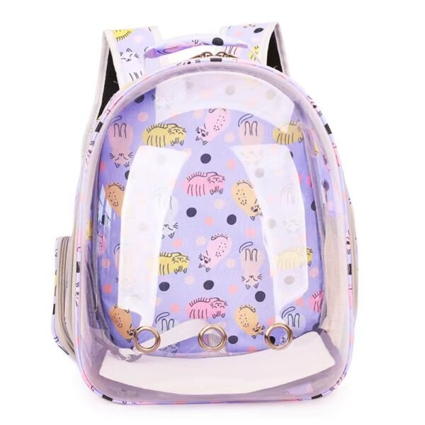 Cat and Dog Portable Pet Outing Backpack Transparent Space Cabin Pet Bag Outing Cat Supplies Breathable Backpack - Image 8