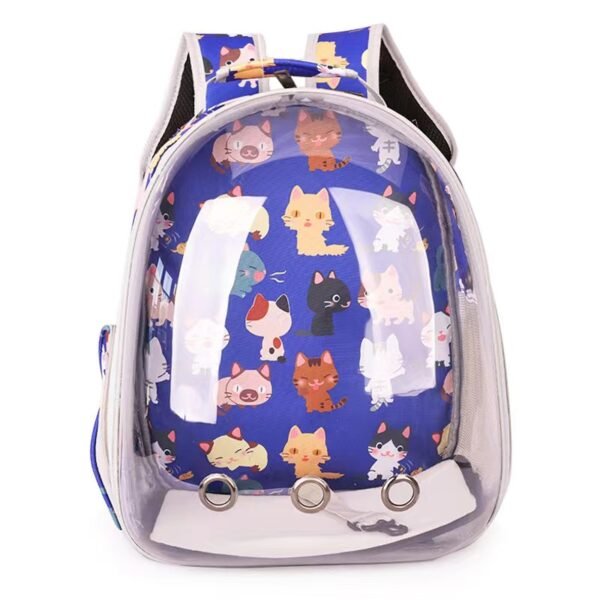 Cat and Dog Portable Pet Outing Backpack Transparent Space Cabin Pet Bag Outing Cat Supplies Breathable Backpack - Image 9