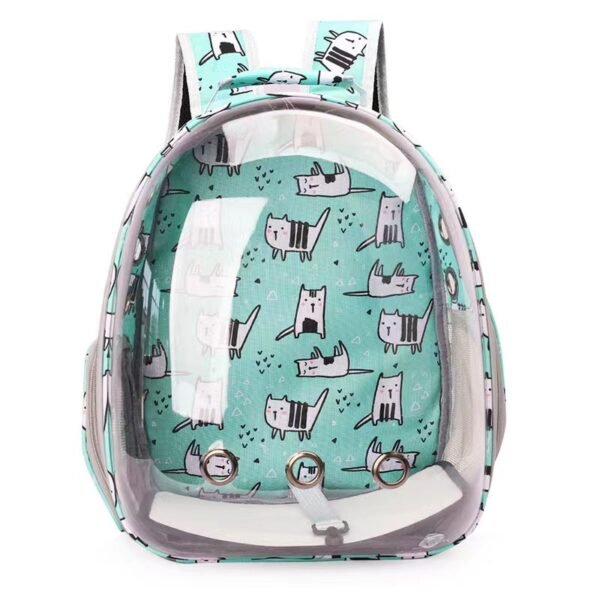 Cat and Dog Portable Pet Outing Backpack Transparent Space Cabin Pet Bag Outing Cat Supplies Breathable Backpack - Image 16