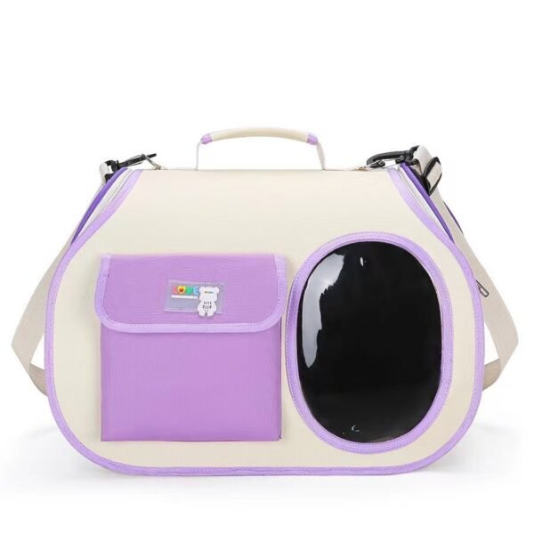 Outdoor bag, portable and versatile pet bag, large capacity single shoulder crossbody dog bag, outdoor cat bag - Image 7