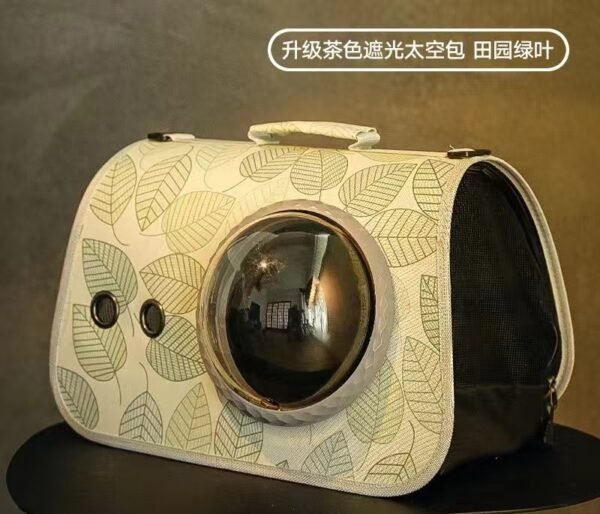 Breathable cat bag, transparent space cover, crossbody pet bag, cat handbag, pet backpack - Image 9