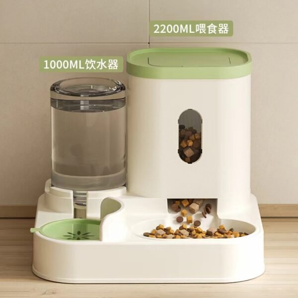 New automatic cat feeding and water dispenser, dog bowl, cat basin, dog bowl, water dispenser, cat bowl, pet supplies - Image 3