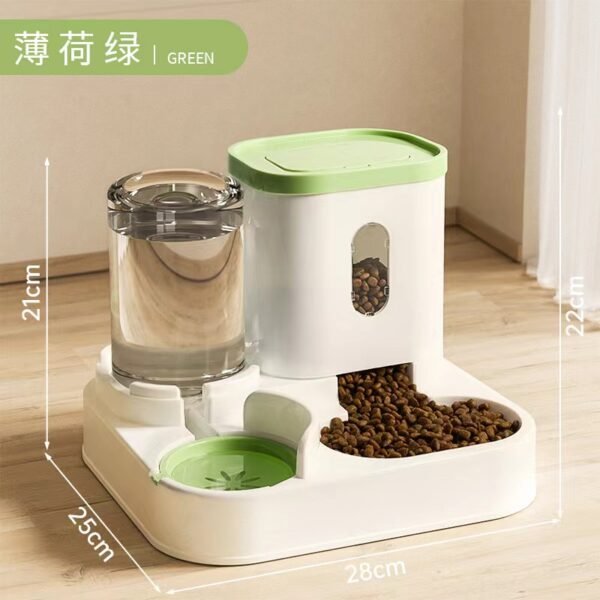 New automatic cat feeding and water dispenser, dog bowl, cat basin, dog bowl, water dispenser, cat bowl, pet supplies - Image 8